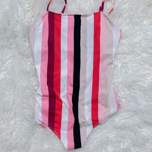 NWT Striped Cami Bodysuit - Wild Fable Red/Pink